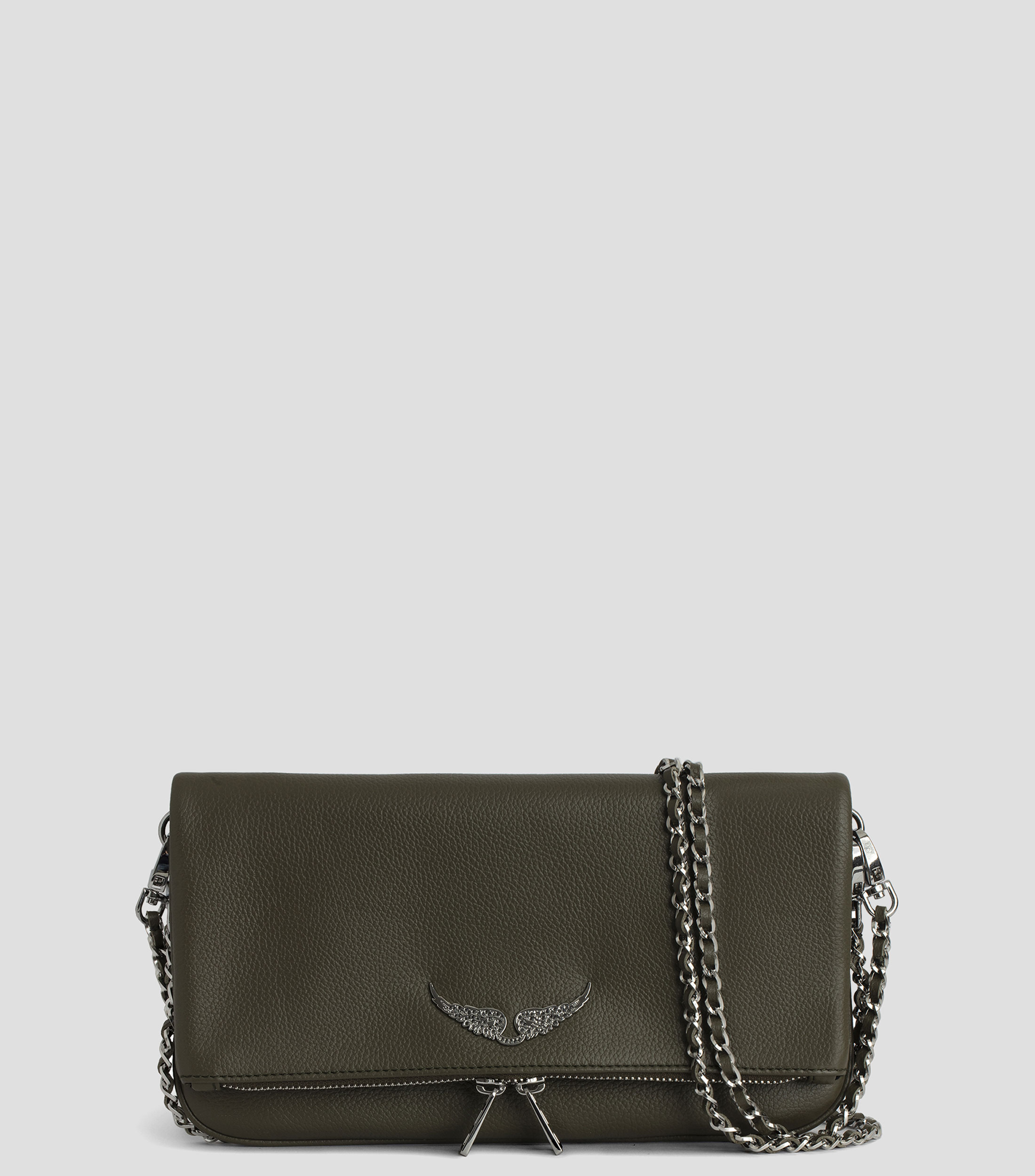 Bolsa Crossbody Rock Grained en piel Mujer